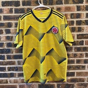 RARE VTG Columbia National Team soccer jersey, embroidered patch, Men’s Large